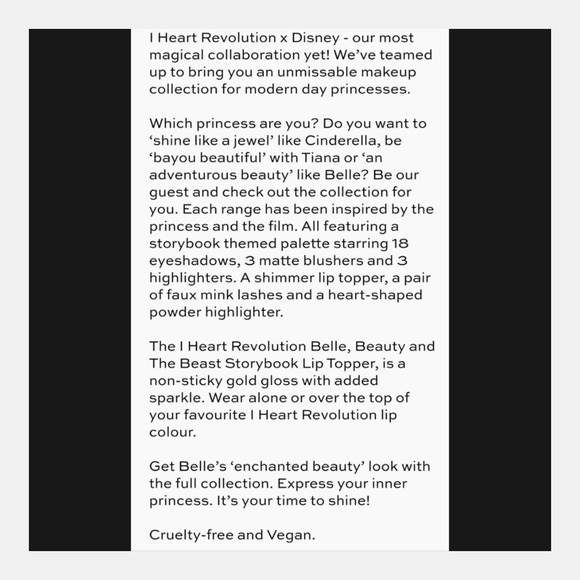 I❤REVOLUTION X DISNEY BELLE LIP TOPPER - Picture 2 of 5